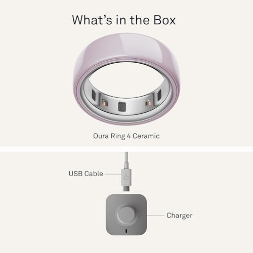Oura Ring 4 Ceramic - Petal - Size 8 - Size Before You Buy