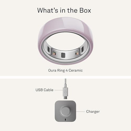 Oura Ring 4 Ceramic - Petal - Size 8 - Size Before You Buy