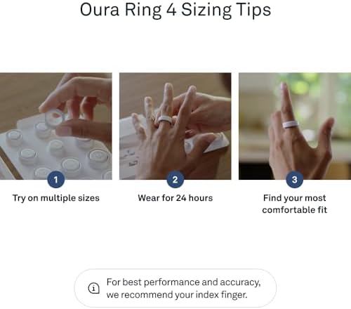 Oura Ring 4 Ceramic - Petal - Size 8 - Size Before You Buy