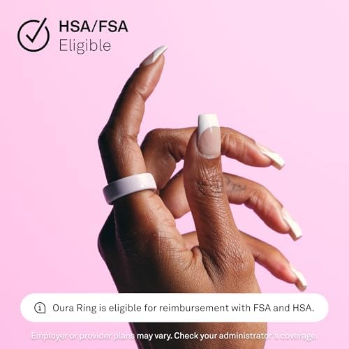 Oura Ring 4 Ceramic - Petal - Size 8 - Size Before You Buy