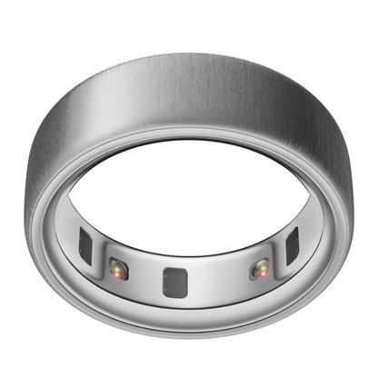 Oura Ring 4 - Brushed Silver - Size 8 - Size Before You Buy