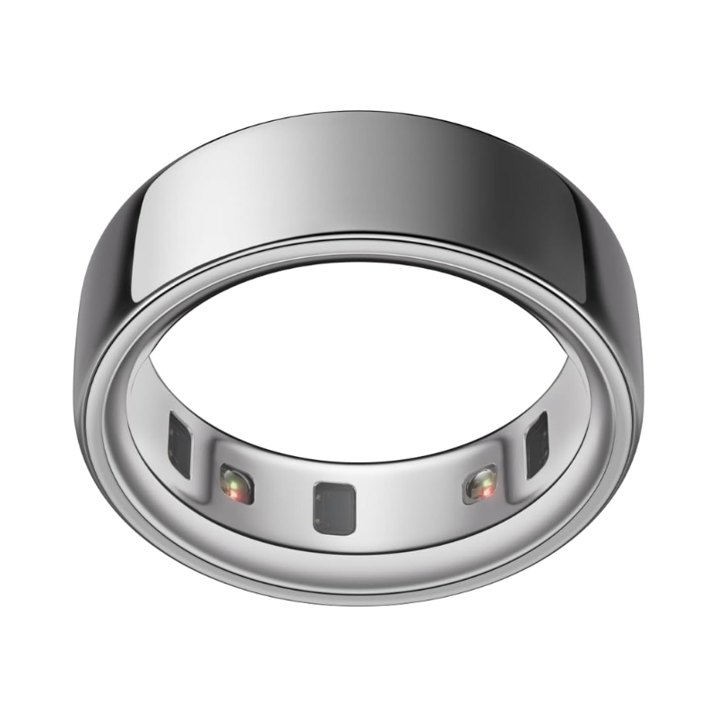 Oura Ring 4 - Brushed Silver - Size 8 - Size Before You Buy
