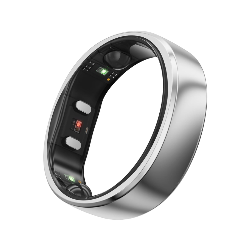 RingConn Gen 2, World’s First Smart Ring with Sleep Apnea Monitoring, No APP Subscription, 12-Day Battery Life, Stress/Heart Rate/Women's Health Tracker, Android & iOS Compatible (Black, Size 10)