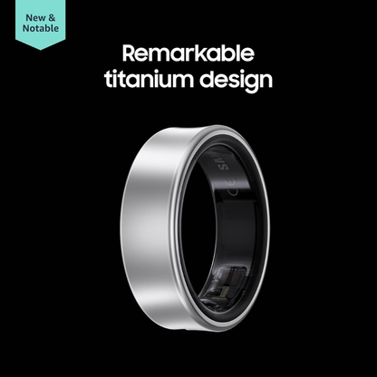 SAMSUNG Galaxy Ring, AI Smart Ring, Size First w/Sizing Kit, No App Subscription, Fitness Monitor, Sleep Tracker, Up to 7-Day Battery, Size 15, Titanium Silver [US Version, 1Yr Manufacturer Warranty]