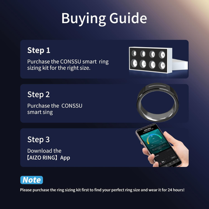 Ring Gen 1, Smart Ring with Sleep & Health Monitoring, Vibration Alerts, No APP Subscription, 6-Day Battery Life, Stress/Temperature/Emotion/Women's Health Tracker, Android & iOS Compatible Ceramic