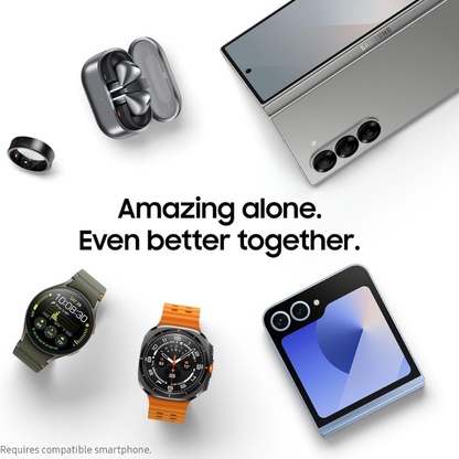 SAMSUNG Galaxy Ring, AI Smart Ring, Size First w/Sizing Kit, No App Subscription, Fitness Monitor, Sleep Tracker, Up to 7-Day Battery, Size 15, Titanium Silver [US Version, 1Yr Manufacturer Warranty]