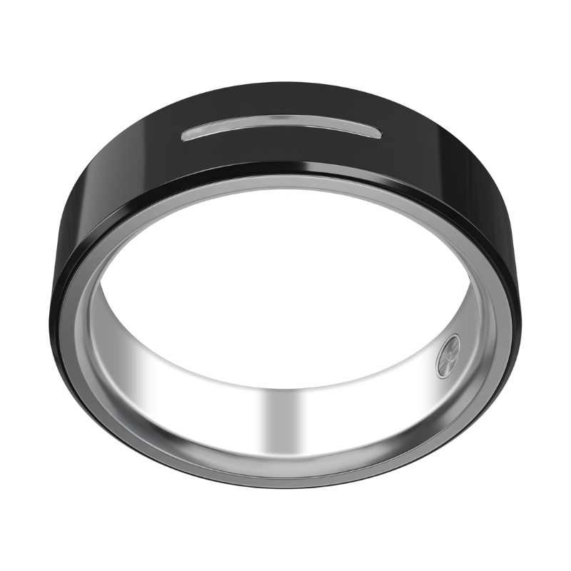 Ring Gen 1, Smart Ring with Sleep & Health Monitoring, Vibration Alerts, No APP Subscription, 6-Day Battery Life, Stress/Temperature/Emotion/Women's Health Tracker, Android & iOS Compatible Ceramic